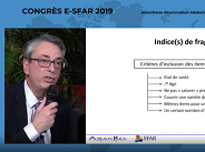 e-sfar 2019 - Comment prendre en compte la fragilité ?