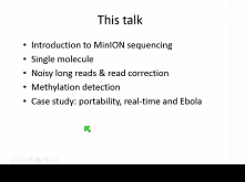E1.2 Nanopore sequencing