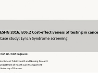 E6.2 Cost-effectivness of testing in cancer