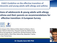 EAACI AYA Guidelines - PPI Survey EAACI AYA Guidelines - PPI Survey