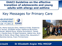 EAACI AYA Guidelines - Primary Care EAACI AYA Guidelines - Primary Care