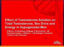 Effet de la testostérone en solution sur la Testostérone Totale, l'appétit Sexuel et de l'énergie dans l'hypogonadisme masculin