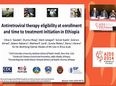 Eligibilité de l'Antirétroviral dans l'enrôlement et la durée d'une initiation à cette thérapie en Ethiopie