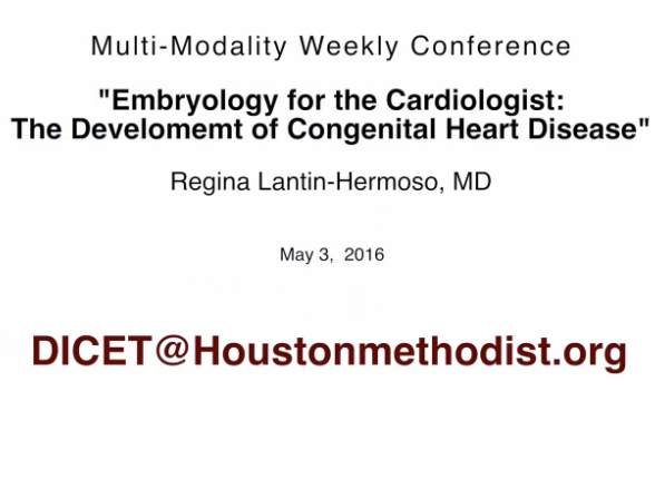 Embryology for the Cardiologist : The Development of Congenital Heart Disease