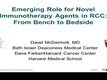 Emerging Role for Novel Immunotherapy Agents in Metastatic Renal Cell Carcinoma: From Bench to Bedside Emerging Role for Novel Immunotherapy Agents in Metastatic Renal Cell Carcinoma: From Bench to Bedside