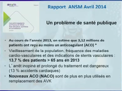 Endoscopie digestive et gestion des patients sous anti-coagulants Endoscopie digestive et gestion des patients sous anti-coagulants