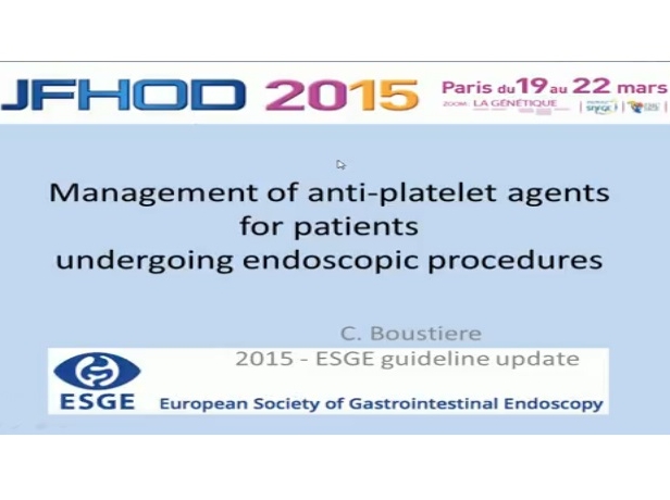 Endoscopy and antiplatelet agents: update 2014