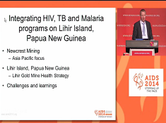 Englober les interventions sanitaires avec des opérations de minage dans la Province de Morobé, Papua Nouvelle Guinée