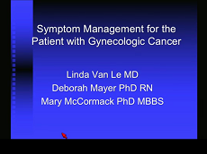 Enhancing Care of the Survivor of Gynecologic Cancer: Managing the Menopause and Radiation Toxicity Enhancing Care of the Survivor of Gynecologic Cancer: Managing the Menopause and Radiation Toxicity