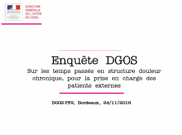 Enquête DGOS relative aux activités réalisées en SDC Enquête DGOS relative aux activités réalisées en SDC