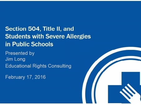 Ensuring the Protection of K-12 Students With Severe Allergies