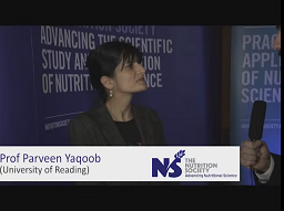 Entretien de carrière : Professeur Parveen Yaqoob Entretien de carrière : Professeur Parveen Yaqoob