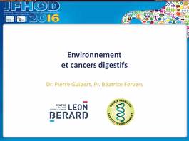 Environnement et cancers digestifs