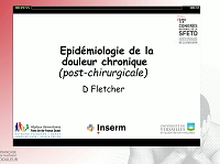 Epidémiologie de la douleur chronique Epidémiologie de la douleur chronique