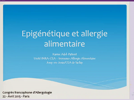 Epigénétique et allergies alimentaires