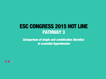 ESC Congress 2015 Hot Line - The PATHWAY 3 study