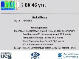 ESGAR ESCP Bowel Imaging Workshop 2013 - Per-oral endoscopic myotomy (POEM) ESGAR ESCP Bowel Imaging Workshop 2013 - Per-oral endoscopic myotomy (POEM)