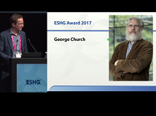 ESHG 2017 - Plenary Session PL4 : Mendel Lecture by George Chruch