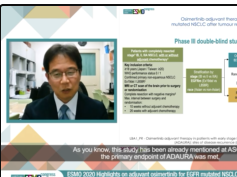 ESMO 2020 Highlights on adjuvant osimertinib for EGFR mutated NSCLC: The ADAURA study ESMO 2020 Highlights on adjuvant osimertinib for EGFR mutated NSCLC: The ADAURA study