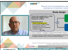ESMO 2020 Highlights on blocking PI3K/AKT signalling pathway in mCRPC: The IPATential150 study ESMO 2020 Highlights on blocking PI3K/AKT signalling pathway in mCRPC: The IPATential150 study