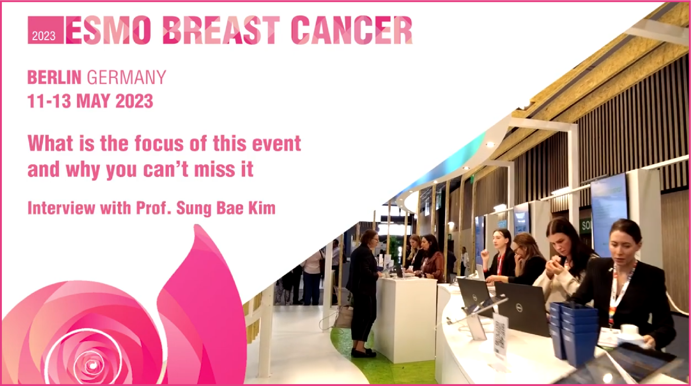 ESMO Breast Cancer 2023: interview with Prof. Sung Bae Kim
