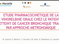 Essai de phase Ia/Ib de la vinorelbine orale métronomique basé sur un modèle mathématique dans les Cancers Bronchiques Non à Petites Cellules (CBNPC) et Mésothéliomes Pleuraux Malins (MPM) à un stade avancé