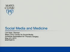 Etat congénital et prise de décision - Médias sociaux et médecine