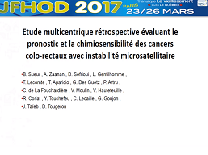 Etude multicentrique rétrospective évaluant le pronostic et la chimiosensibilité des cancers colorectaux avec instabilité microsatellitaire