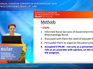 EULAR 2019 - Press conference: Patient organisation challenges to support people with RMDs in Cyprus EULAR 2019 - Press conference: Patient organisation challenges to support people with RMDs in Cyprus