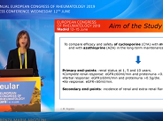 EULAR 2019 - Press conference: Rapid remission of proteinuria in lupus nephritis EULAR 2019 - Press conference: Rapid remission of proteinuria in lupus nephritis