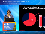 EULAR 2019 - Press conference: The Influence of Pain on sleep problems and mental health EULAR 2019 - Press conference: The Influence of Pain on sleep problems and mental health