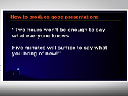 EULAR School of Rheumatology: Effective presentations - EULAR Seminar Prague