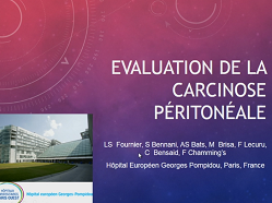 Evaluation de la carcinose péritonéale