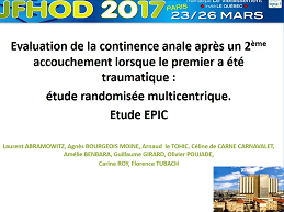 Evaluation de la continence anale après un 2ème accouchement lorsque le premier a été traumatique : étude randomisée multicentrique