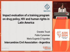 Evaluation de l'impact d'un programme d'entraînement sur la politique de drogues, le VIH et les droits de l'homme
