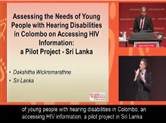 Evaluer les besoins de la jeune population avec des problèmes auditifs au Colombo en matière d'accès sur le VIH