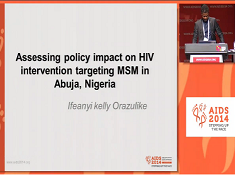 Evaluer l'impact politique sur les interventions anti-VIH en ciblant les Hommes ayant des rapports sexuels avec des hommes (MSM) à Abuja, Nigéria