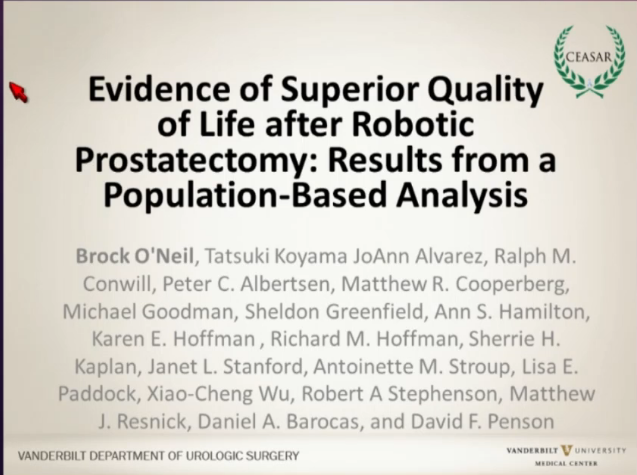 Preuve d'une meilleure qualité de vie après prostatectomie robotique : Résultats d'une analyse statistique