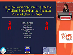 Expériences avec la détention compulsive liée aux drogues en Thaïlande : données du Projet de recherche communautaire Mitsampan