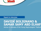 Expert in interview: Davide Bolignano and Samar Samy Abd ElHafeez Expert in interview: Davide Bolignano and Samar Samy Abd ElHafeez
