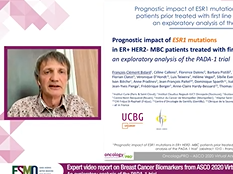 Expert video report on breast cancer biomarkers from ASCO 2020
