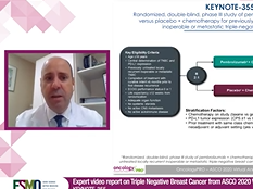 Expert video report on triple negative breast cancer from ASCO 2020