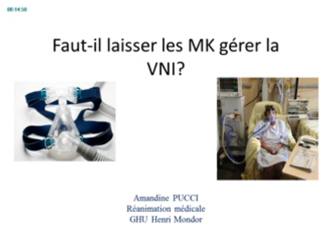 Faut-il laisser les kinésitherapeutes gérer la VNI (ventilation non invasive) - 2015 Faut-il laisser les kinésitherapeutes gérer la VNI (ventilation non invasive) - 2015