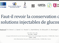 Faut-il revoir la conservation des solutions injectables de glucose ?