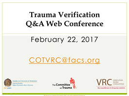 February 2017 VRC QA Webinar February 2017 VRC QA Webinar