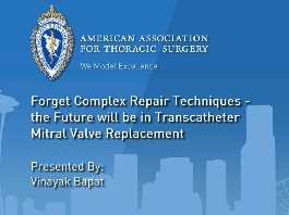 Oubliez les réparations techniques complexes - Remplacement de la valve mitrale transcathéter Oubliez les réparations techniques complexes - Remplacement de la valve mitrale transcathéter
