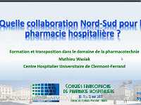 Formation et transposition dans le domaine de la pharmacotechnie