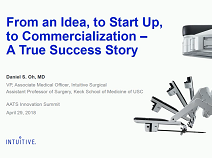 From an Idea - to Startup - to Commercialization: True Success Story