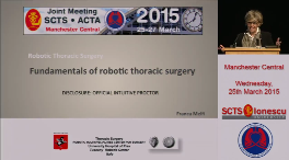 Fundamentals of thoracic surgery robotics