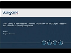 Gene Modification of Hematopoietic Stem Cells for the Research and Treatment of Hemoglobinopathies Gene Modification of Hematopoietic Stem Cells for the Research and Treatment of Hemoglobinopathies